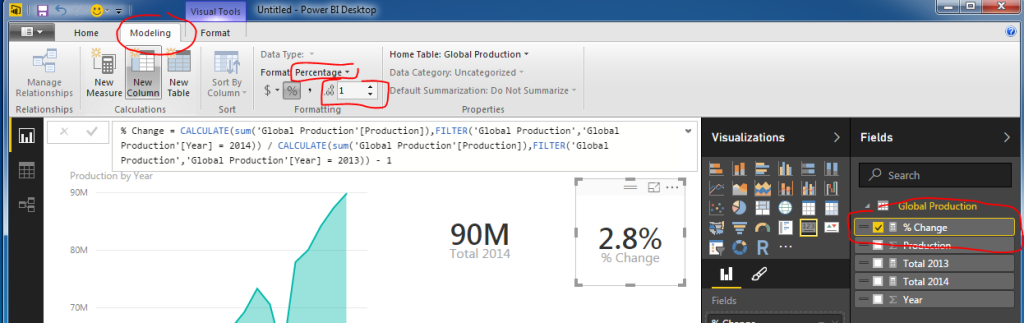 Measures – Calculating % Change – PowerBI.tips