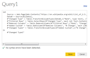Query Editor – Editing M Code – PowerBI.tips