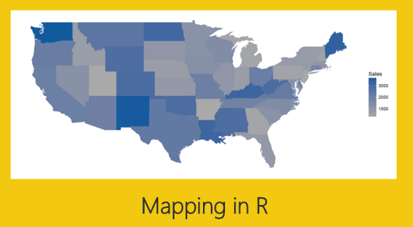 Map with Data Labels in R