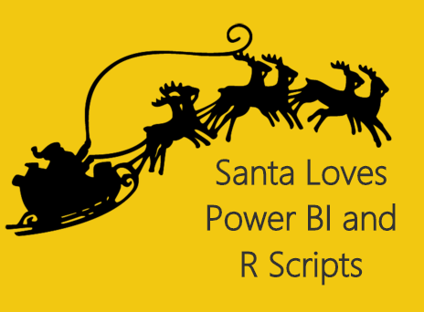 Santa Loves Power BI and R