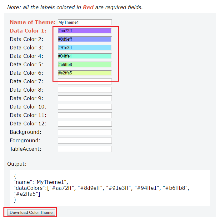 PowerBI.Tips Color Theme Generator