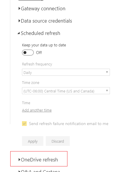 OneDrive Refresh