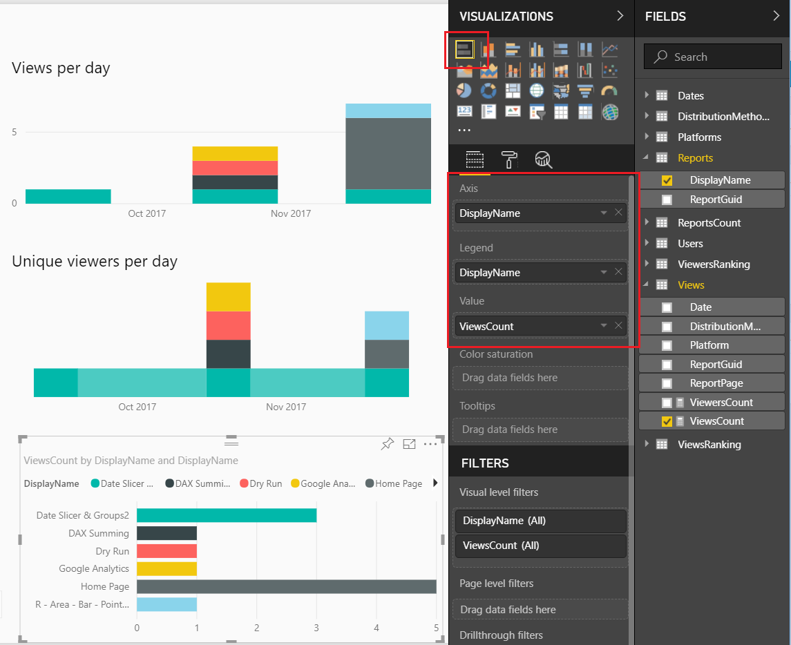 Add Bar Chart