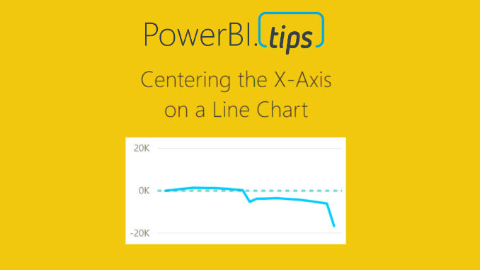 Center the X-Axis on a Line Chart