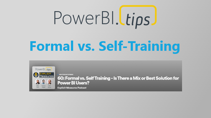 Power BI Formal vs. Self-Training